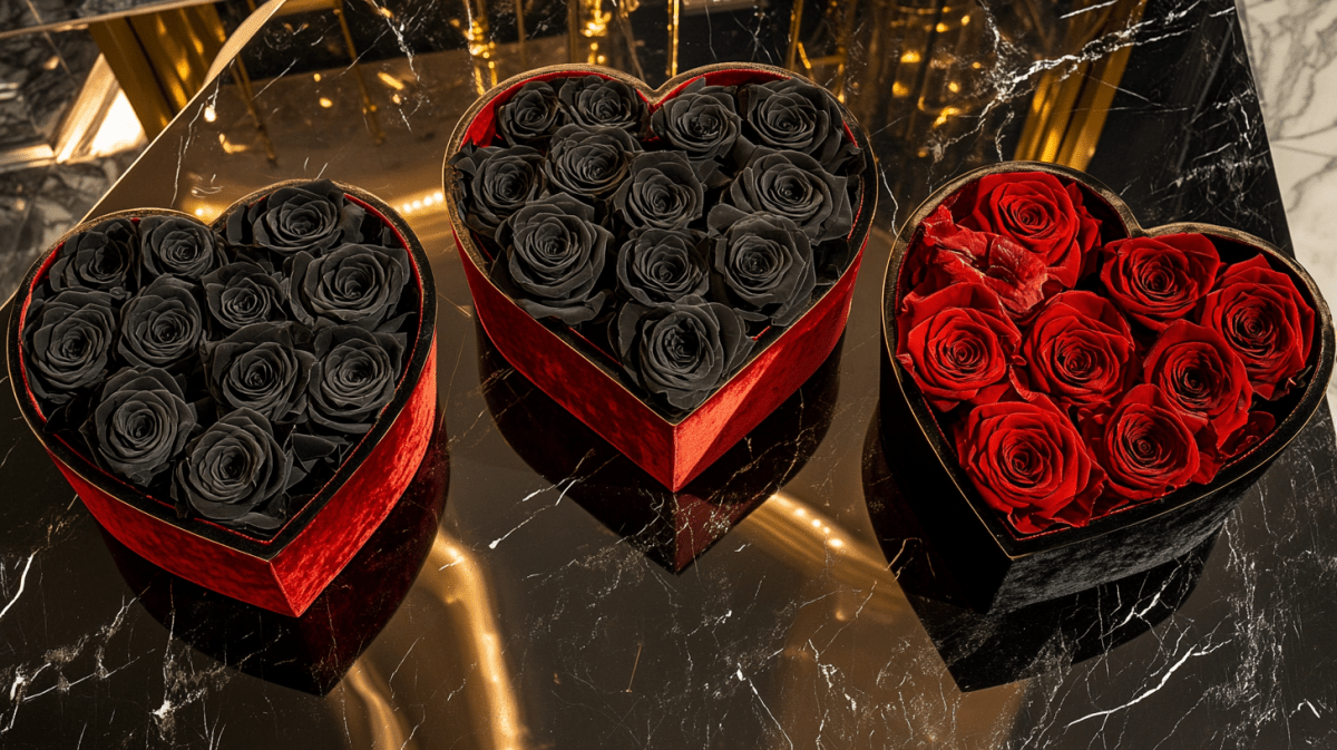 Black Rose Arrangements – Minimalist and Edgy Floral Styling - Imaginary Worlds