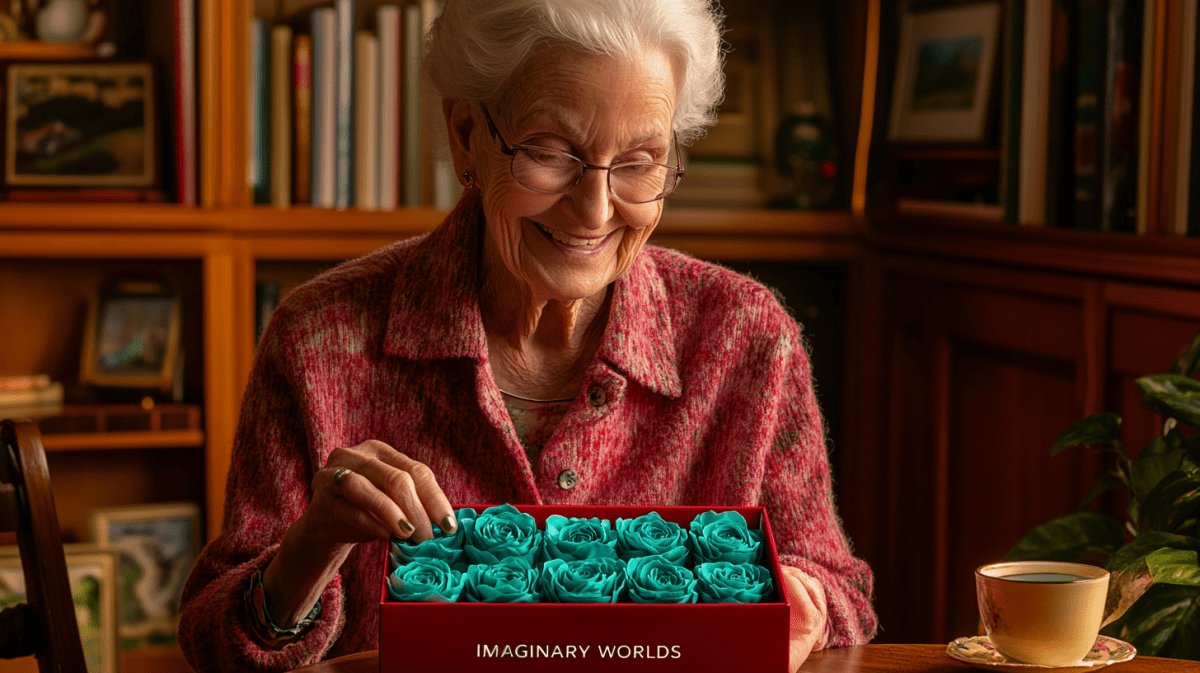 Elegant or Unique? White Roses vs. Teal Roses for a Capricorn Mom - Imaginary Worlds