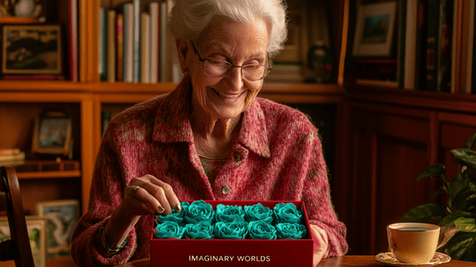 Elegant or Unique? White Roses vs. Teal Roses for a Capricorn Mom - Imaginary Worlds