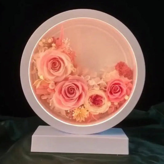 Illuminating Love and Beauty: The Radiant Blossom Flower Lamp in Vivid Hues - Imaginary Worlds