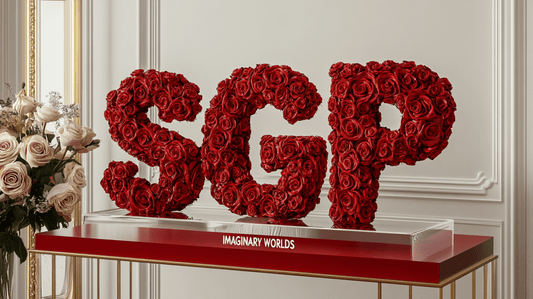 Rose Sculpture in Singapore Minimal Elegance and Symbolic Gifting - Imaginary Worlds