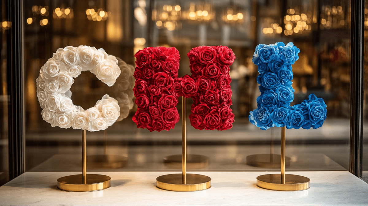 Chile-Inspired Rose Art – Red, White & Blue Designs - Imaginary Worlds