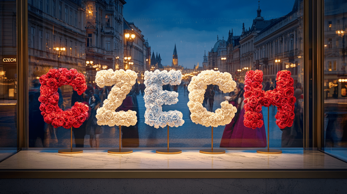 Czech Rose Designs – Blue, White & Red Harmony - Imaginary Worlds