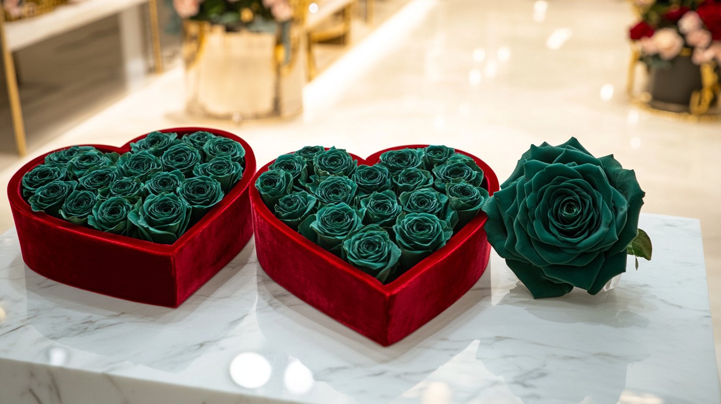 Forest Green Rose Collection