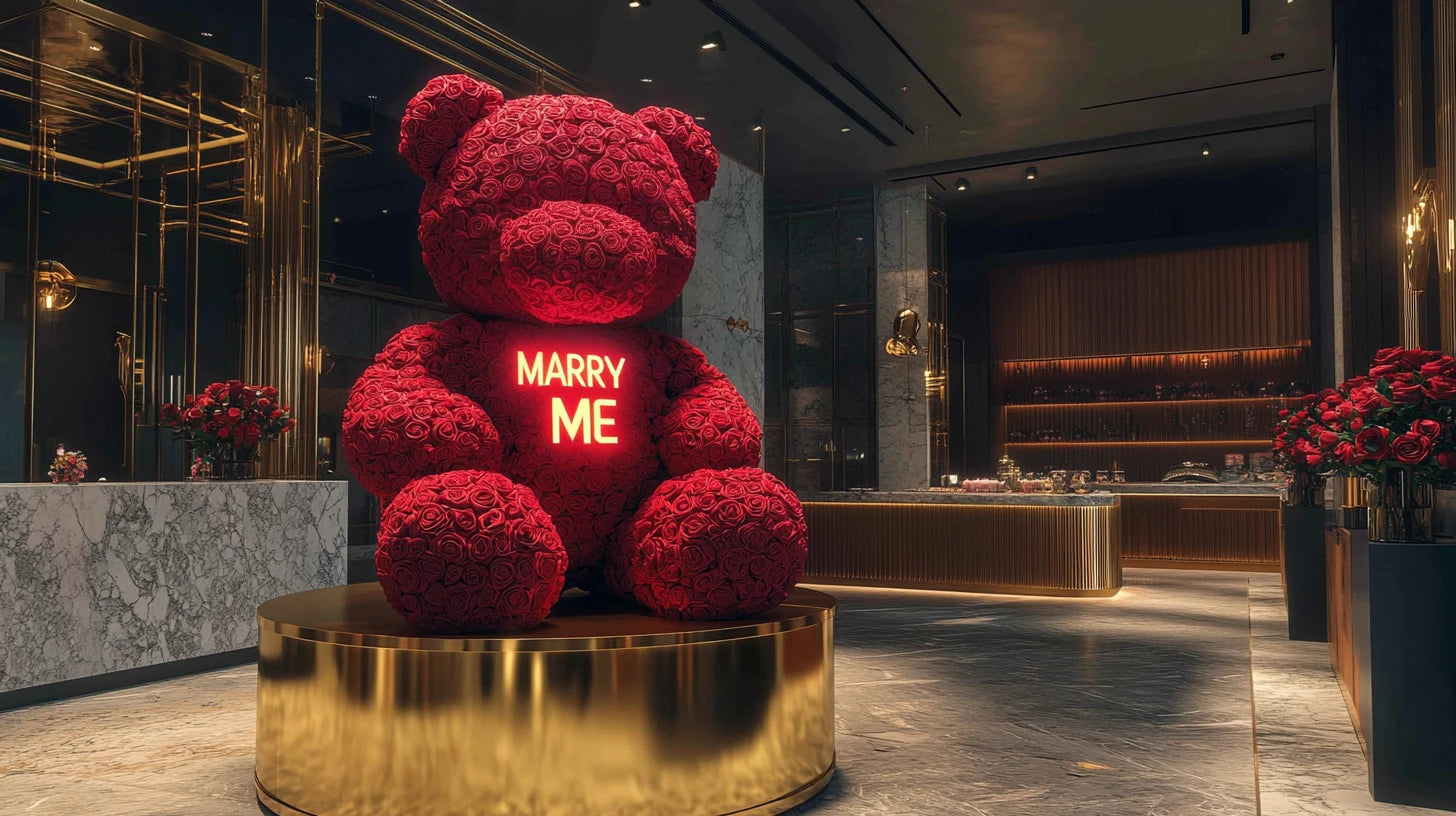 Giant Rose Bear Collection