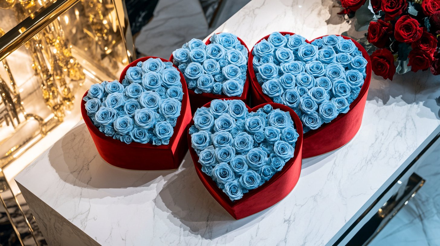 Light Blue Rose Collection