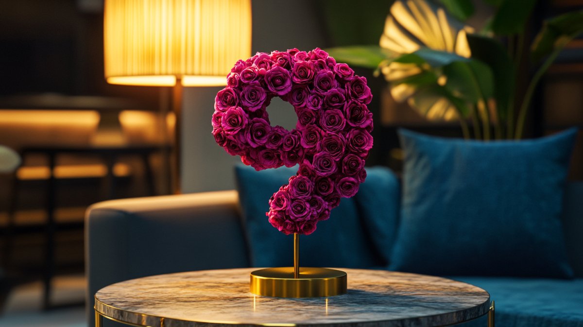Number 9 Single Rose Lamp Collection