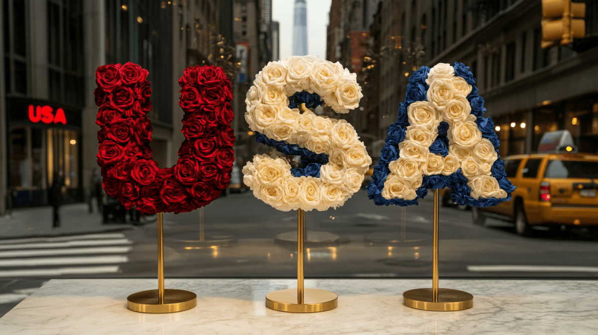 Rose Designs for the USA – Red, White & Blue in Bloom - Imaginary Worlds