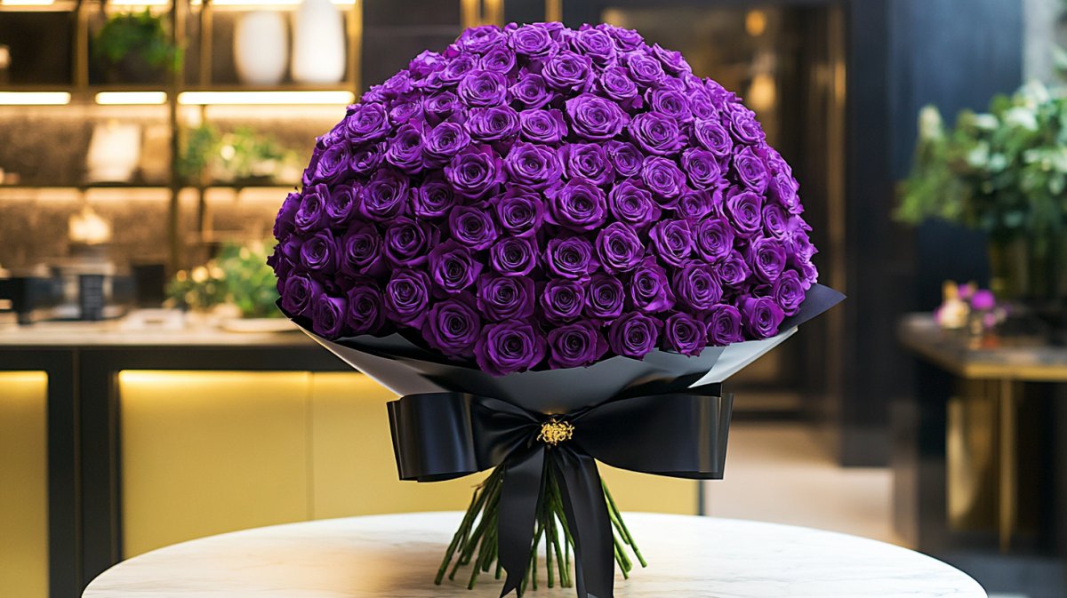 Single Color Preserved Rose Bouquet