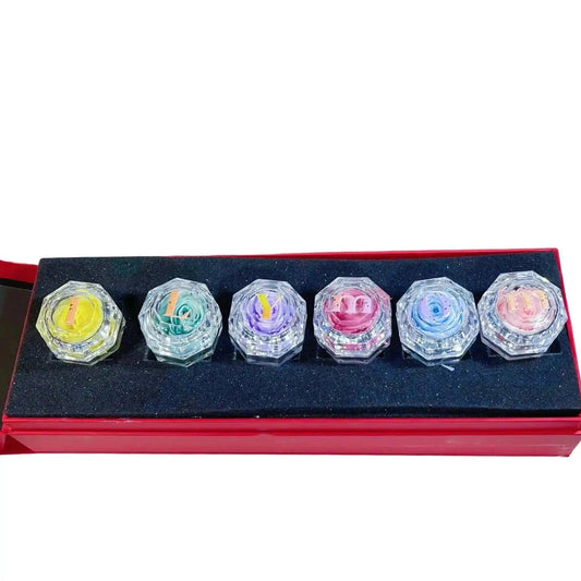 Forever Rose Harmony: Personalized Acrylic Rose Box Set