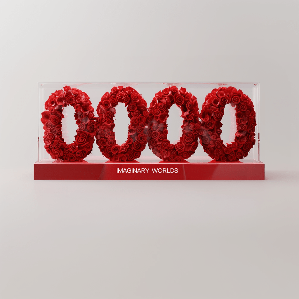 Angel Number 0000 Rose Box - Imaginary Worlds