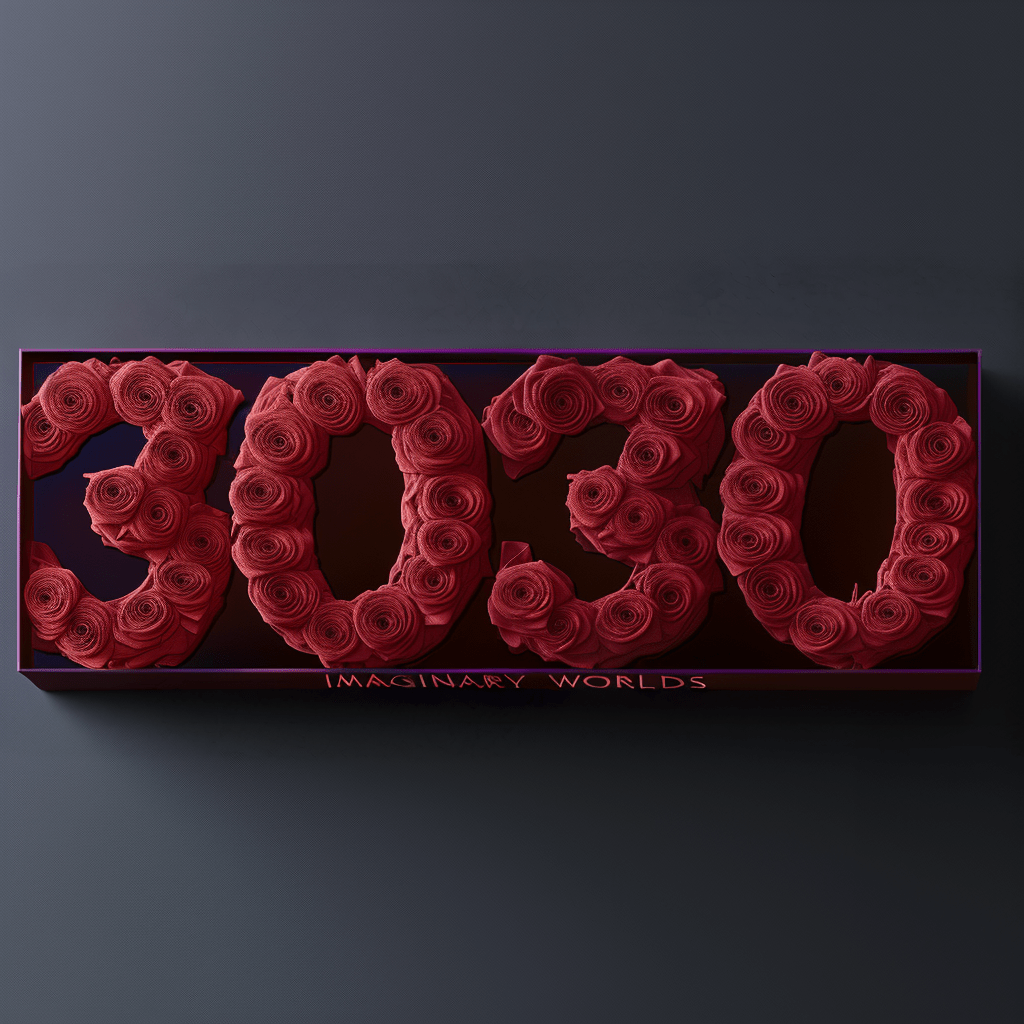Angel Number 3030 Rose Box - Imaginary Worlds