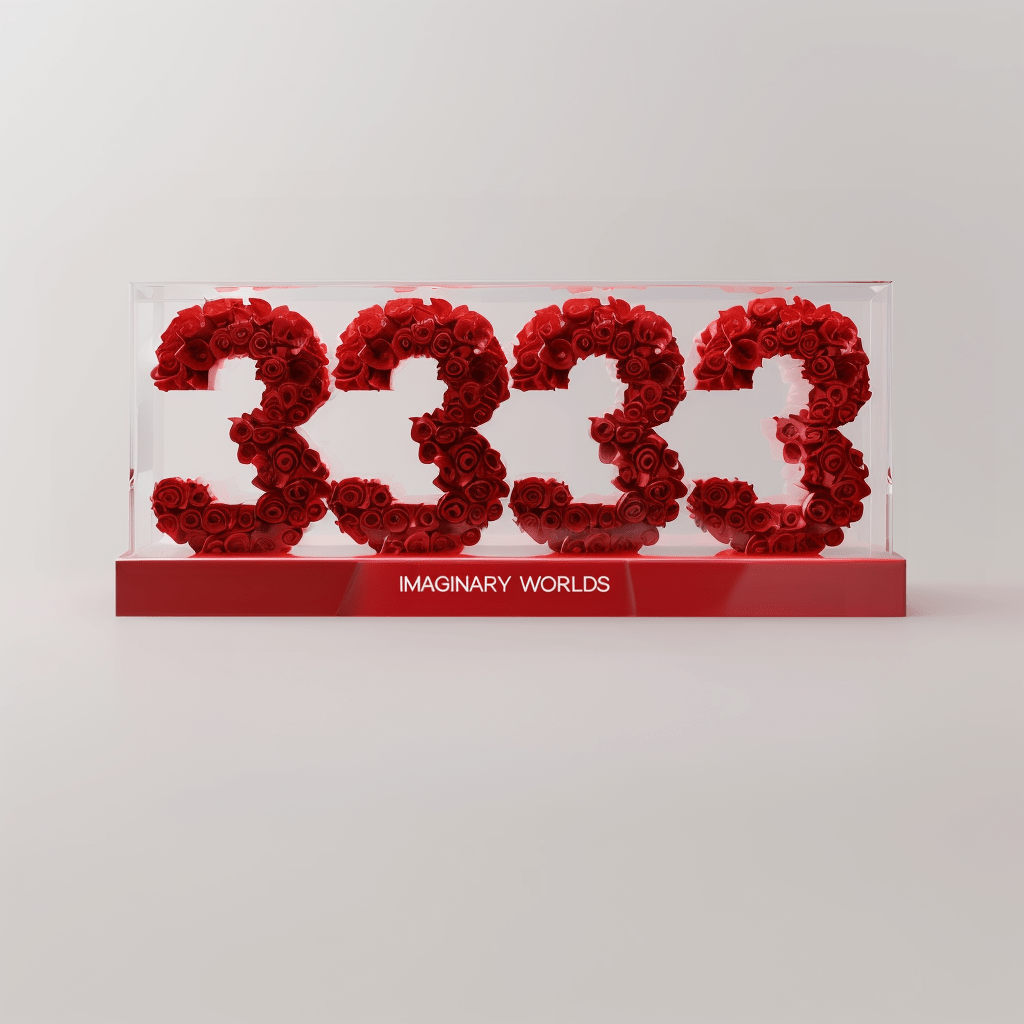Angel Number 3333 Rose Box - Imaginary Worlds