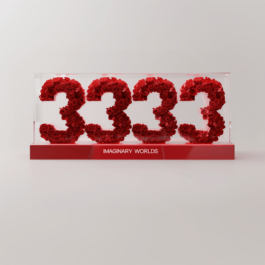 Angel Number 3333 Rose Box - Imaginary Worlds