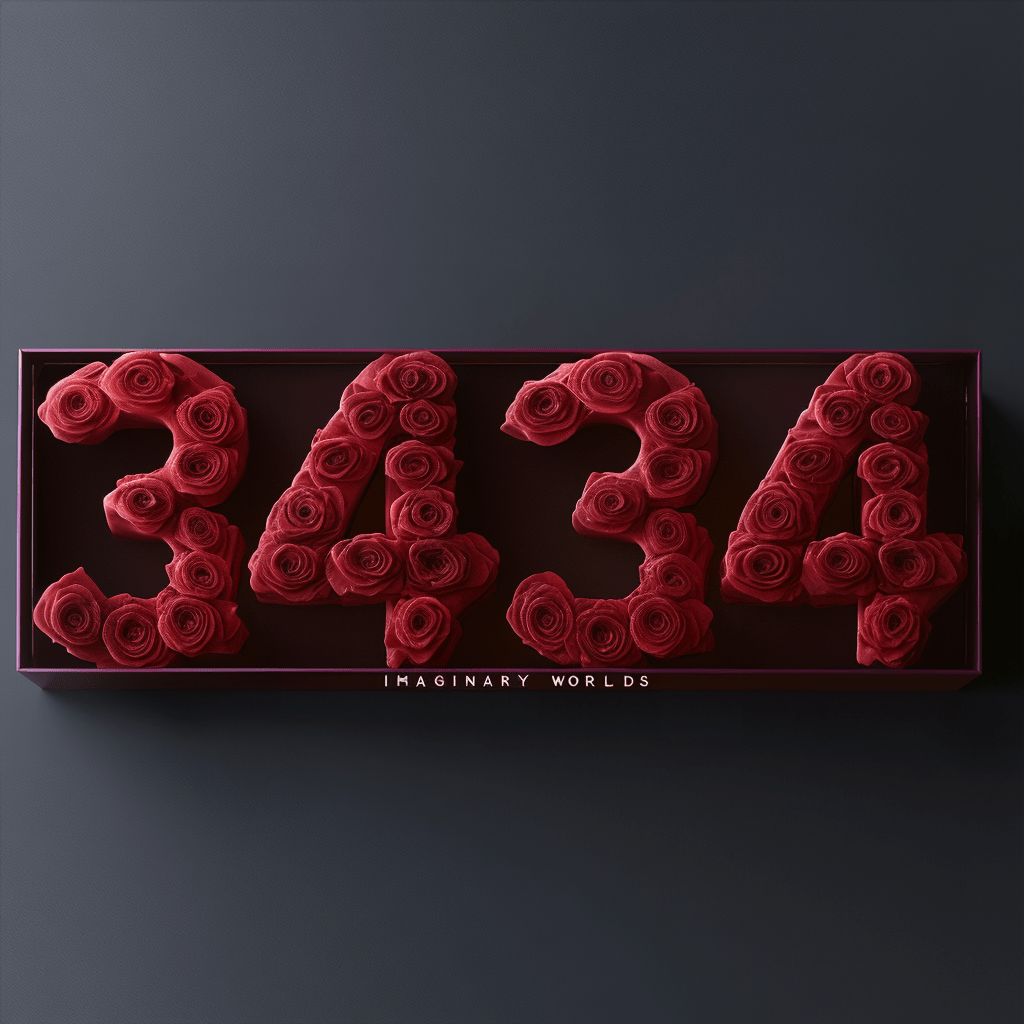 Angel Number 3434 Rose Box - Imaginary Worlds
