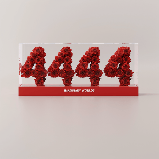 Angel Number 4444 Rose Box - Imaginary Worlds