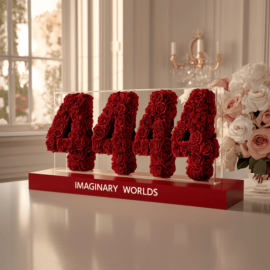 Angel Number 4444 Rose Box - Imaginary Worlds