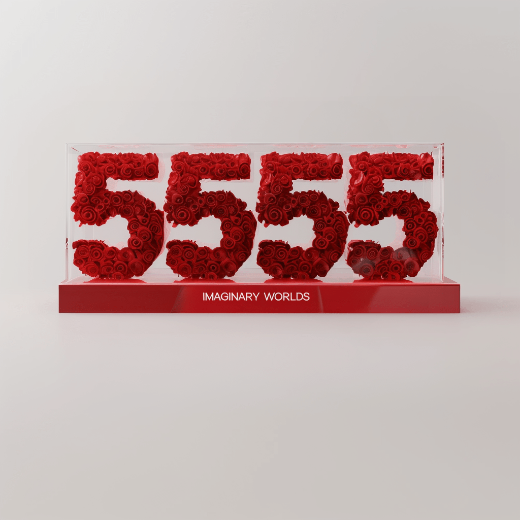 Angel Number 5555 Rose Box - Imaginary Worlds