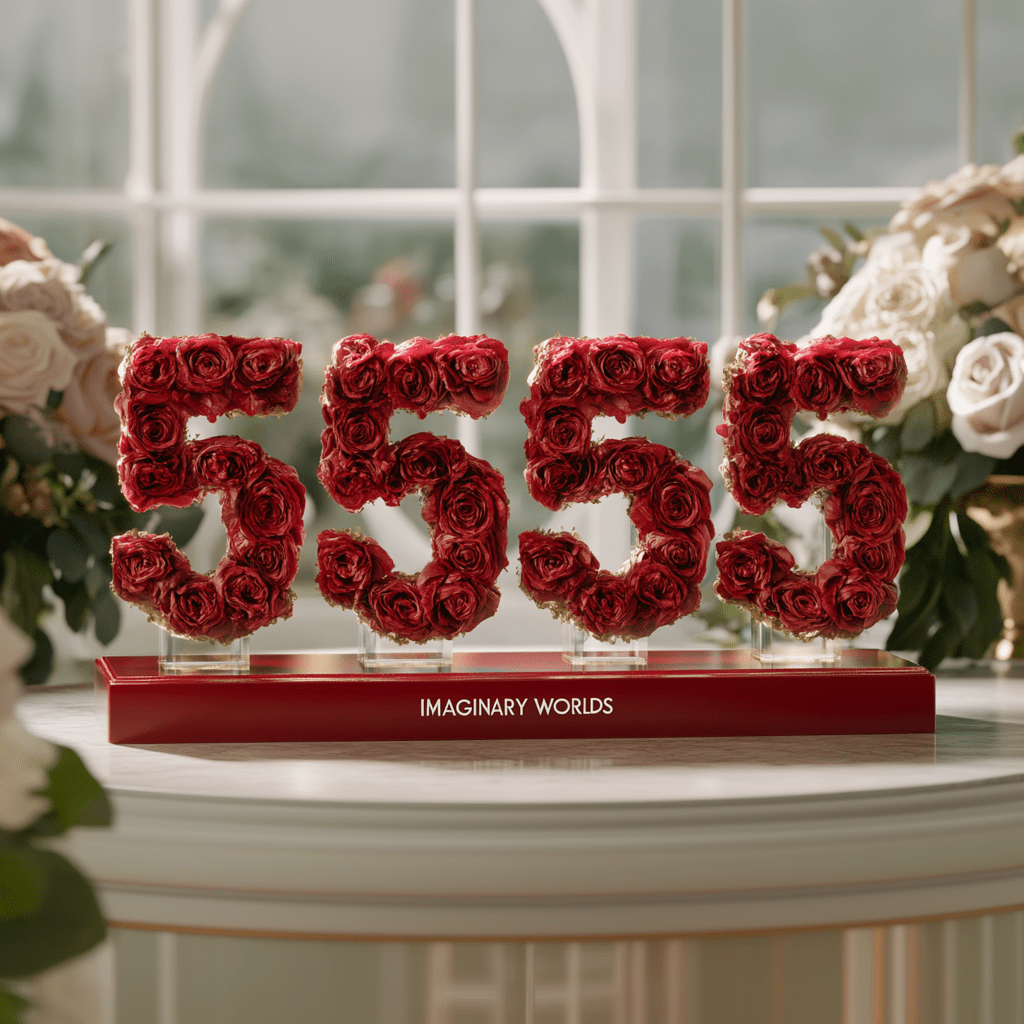 Angel Number 5555 Rose Box - Imaginary Worlds