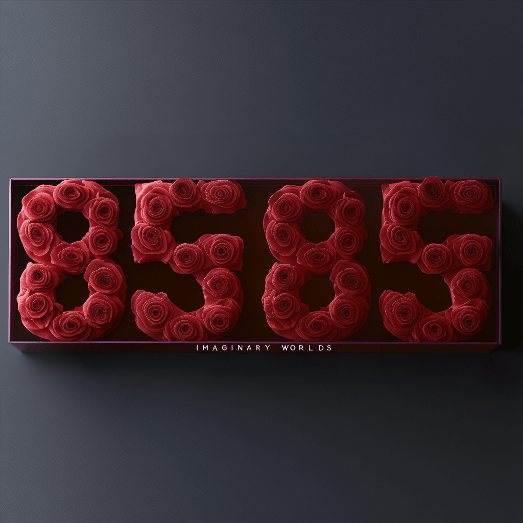 Angel Number 8585 Rose Box - Imaginary Worlds