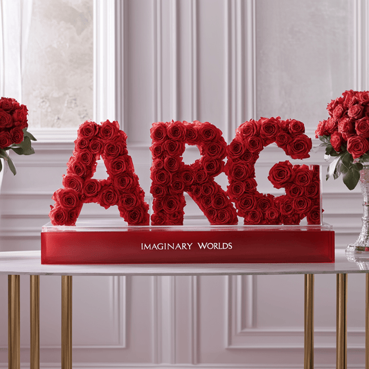 ARG Rose Sculpture – The Argentina Edition - Imaginary Worlds
