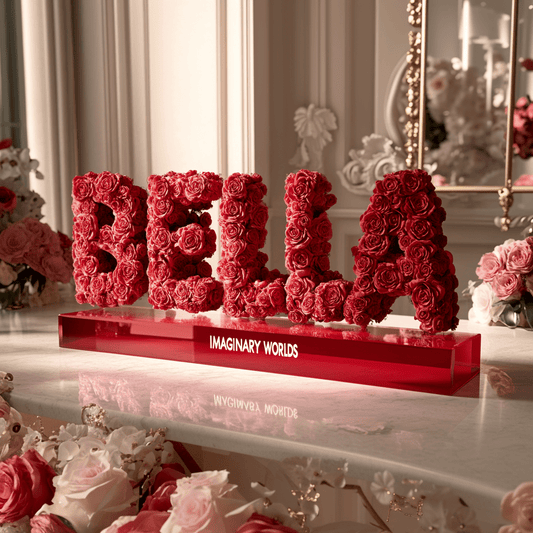 BELLA Rose Box Sculpture - Imaginary Worlds