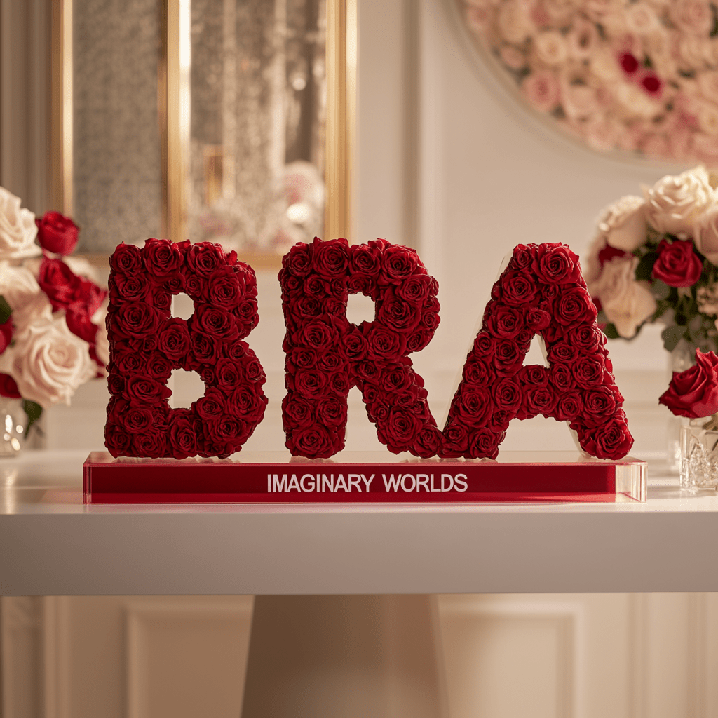 BRA Rose Sculpture – The Brazil Edition - Imaginary Worlds