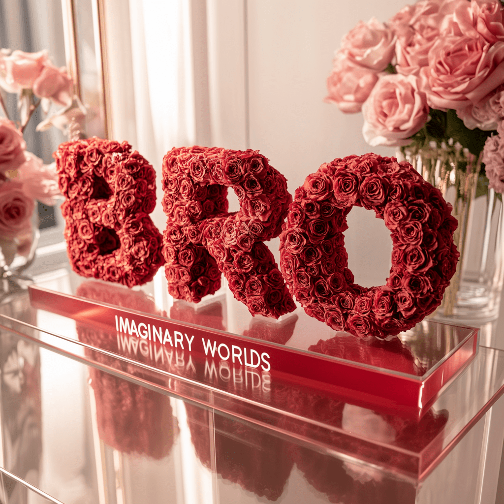 BRO Rose Box Sculpture - Imaginary Worlds