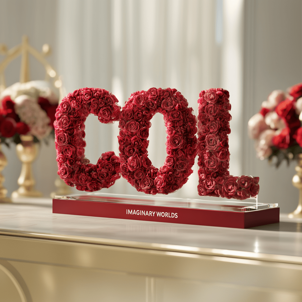 COL Rose Sculpture – The Colombia Edition - Imaginary Worlds