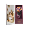 Custom Eternal Bouquet - Lavender & Orange Rose Box - Imaginary Worlds