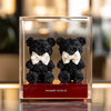 Eternal Black Flower Bear Couple Set - Imaginary Worlds