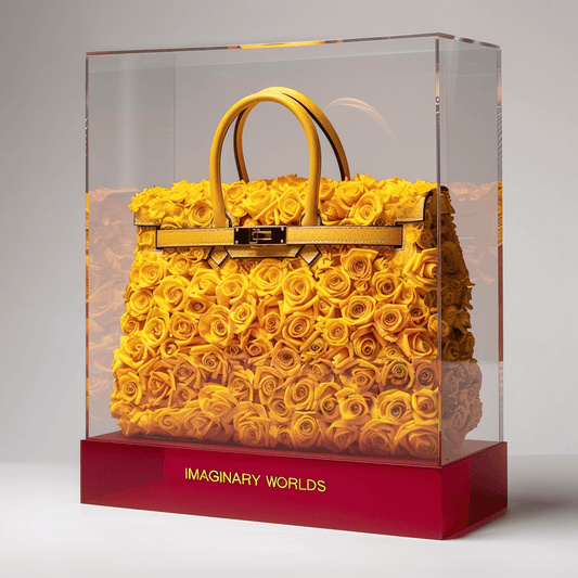 Eternal Bloom Yellow Rose Bag - Imaginary Worlds