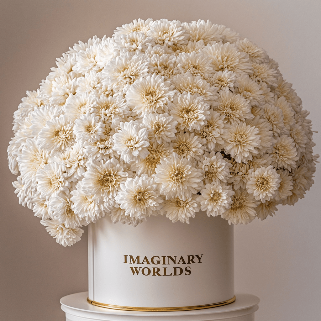 Forever Chrysanthemum Box – White Edition - Imaginary Worlds