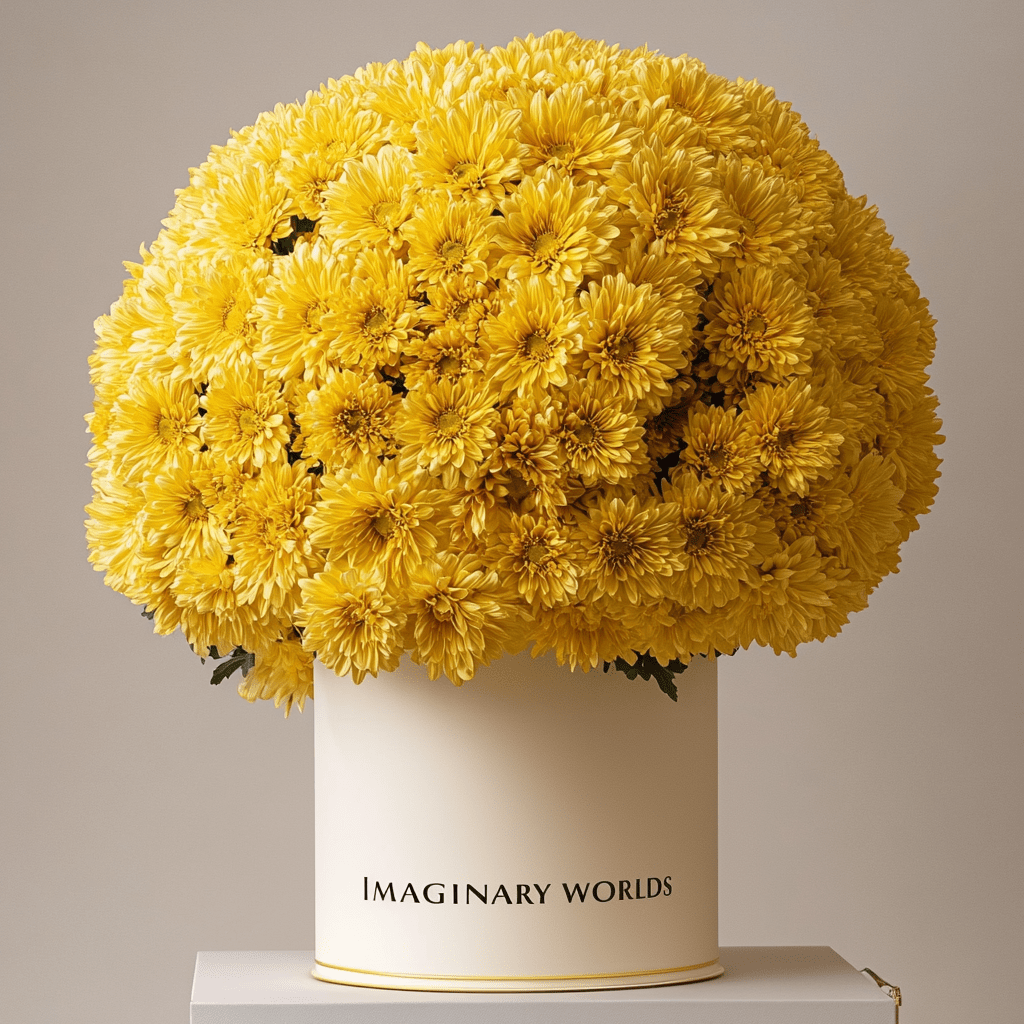 Forever Chrysanthemum Box – Yellow Edition - Imaginary Worlds