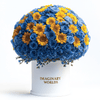 Forever Sunflower & Blue Rose Box – Light Meets Mystery - Imaginary Worlds