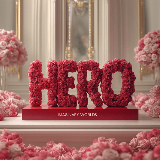 HERO Rose Box Sculpture - Imaginary Worlds