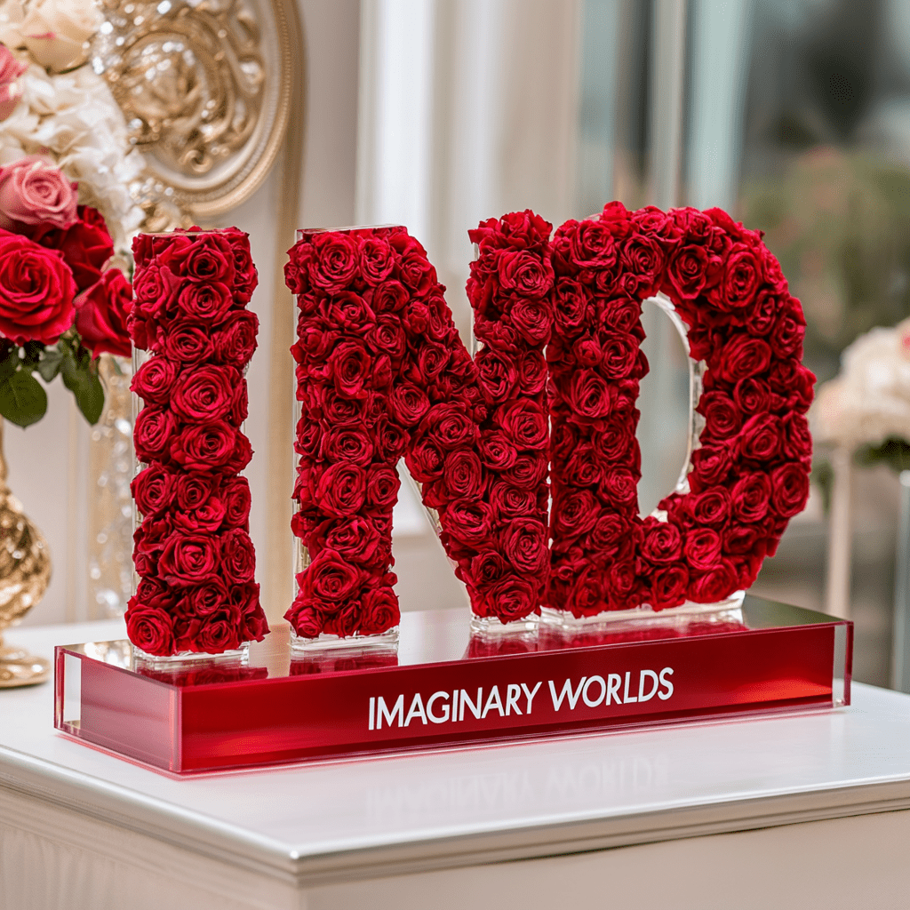 IND Rose Sculpture – The India Edition - Imaginary Worlds