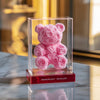 Light Pink Preserved Rose Bear - Imaginary Worlds