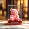 Light Pink Preserved Rose Bear - Imaginary Worlds