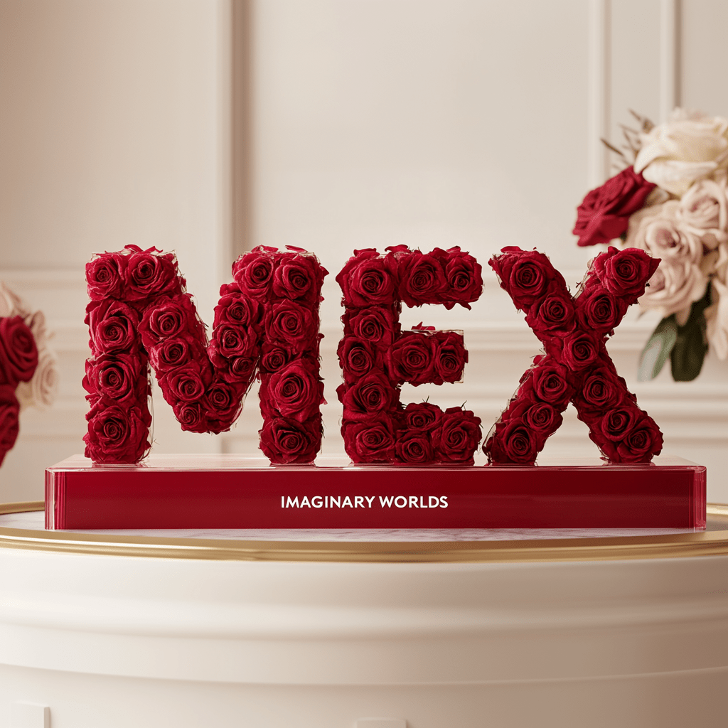 MEX Rose Sculpture – The Mexico Edition - Imaginary Worlds