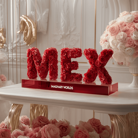 MEX Rose Sculpture – The Mexico Edition - Imaginary Worlds