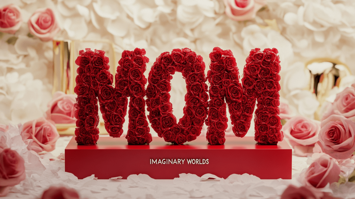 MOM Rose Box Sculpture - Imaginary Worlds