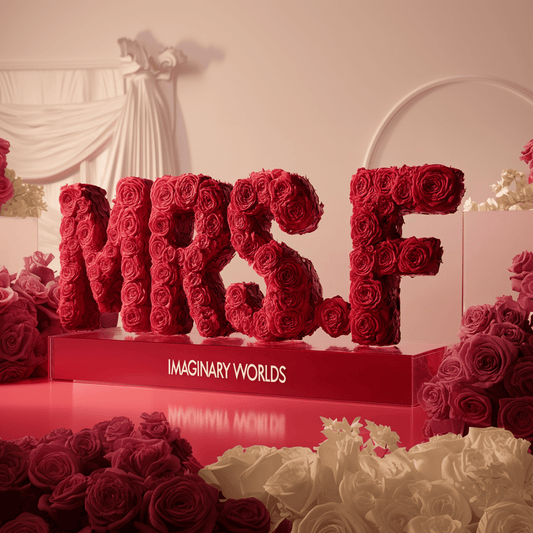 MRS.F Rose Box Sculpture - Imaginary Worlds