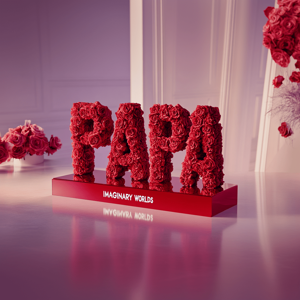 PAPA Rose Box Sculpture - Imaginary Worlds