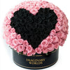 Pink Ramo Buchon with Black Rose Heart - Imaginary Worlds