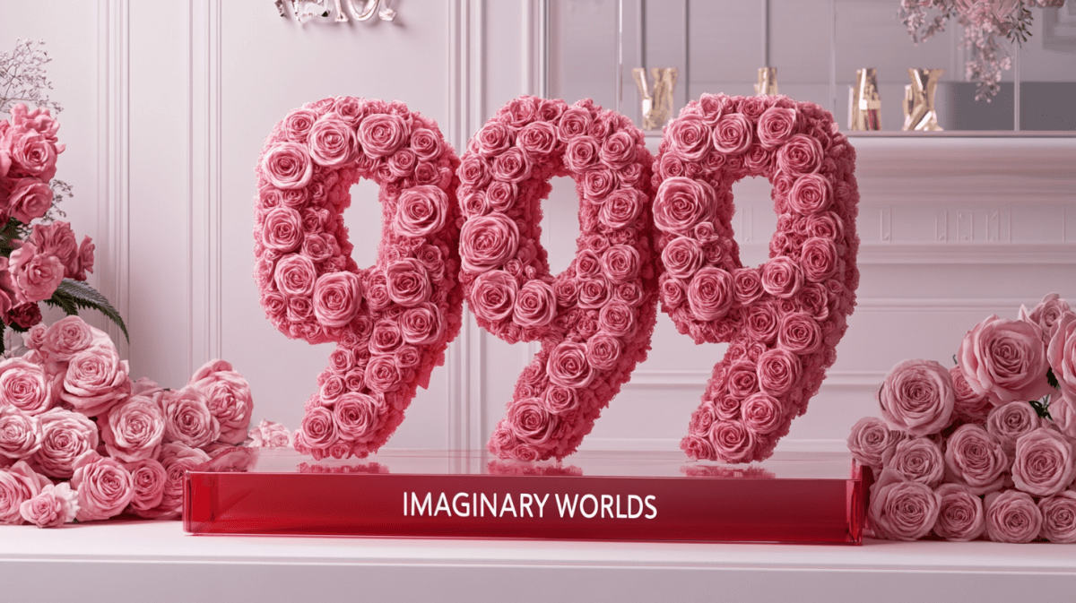 Pink Roses 999 Rose Box - Imaginary Worlds