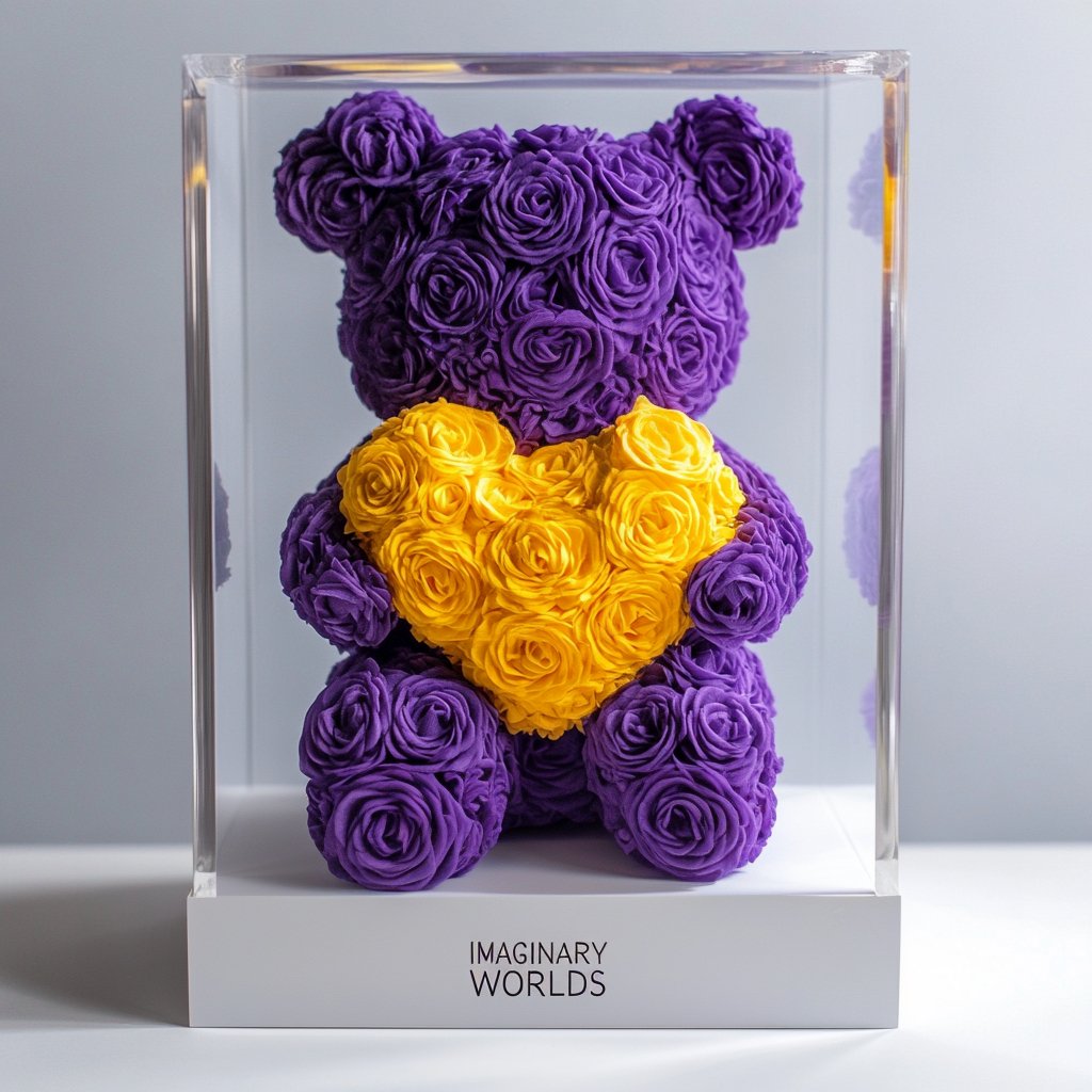 Purple Rose Bear Collection