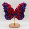 Radiant Love Red and Purple Rose Butterfly Lamp - Imaginary Worlds
