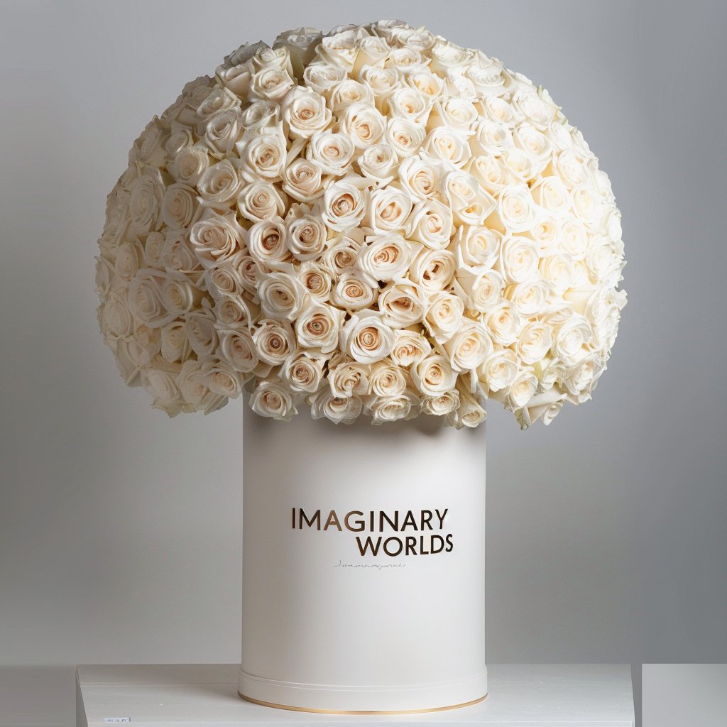 Ramo Buchón Monochrome Elegance - Imaginary Worlds