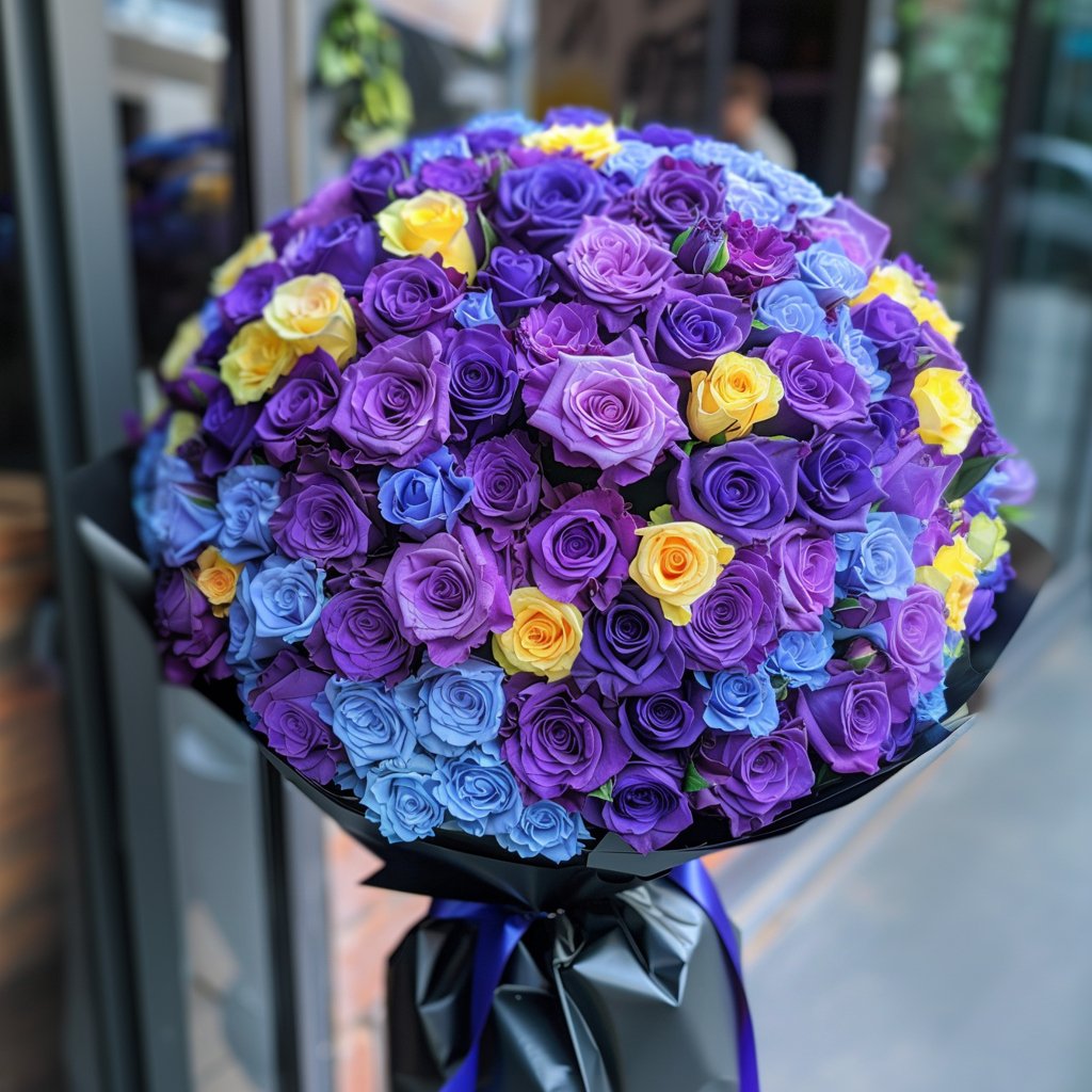 Blue Rose Bouquet Collection
